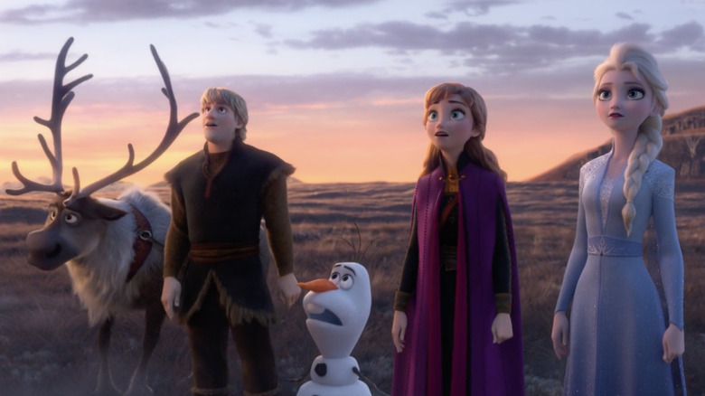 Anna, Elsa, Kristoff, Sven and Olaf