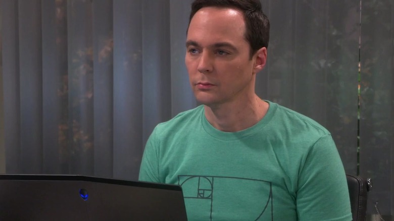 Jim Parsons at laptop