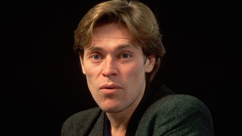 Willem Dafoe talking