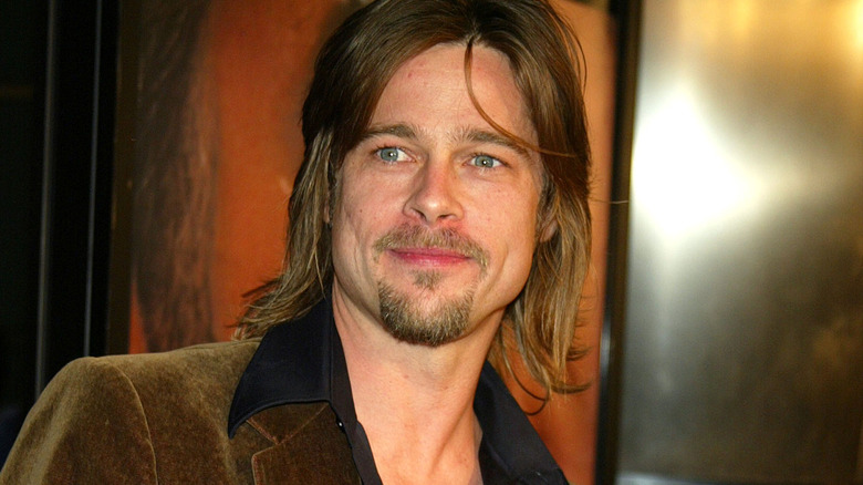 Brad Pitt smiling