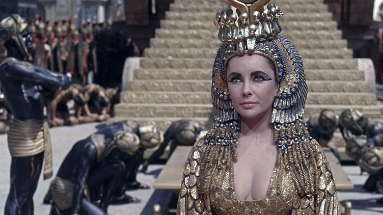 Cleopatra in full ceremonial dress