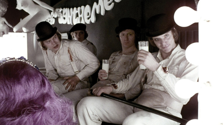 The Droogs in the milkbar 