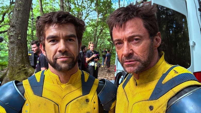 Daniel Stevens and Hugh Jackman