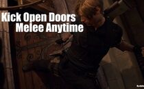 Resident Evil 4 Remake Kick Open Doors - Melee Anytime
