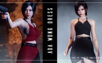 Resident Evil 4 Remake Ada Wong Dress Two Colors Mod