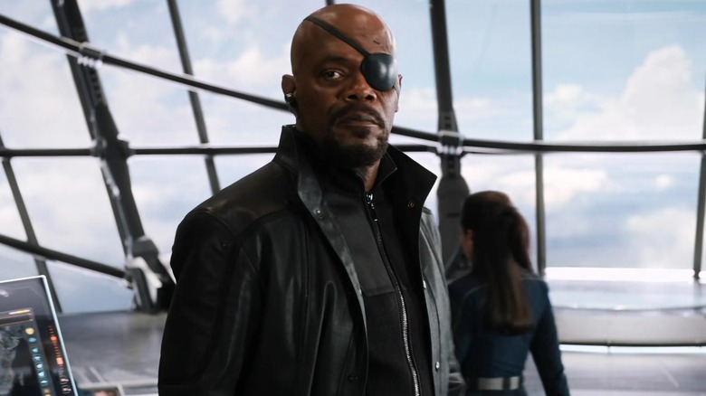 Nick Fury looking intense