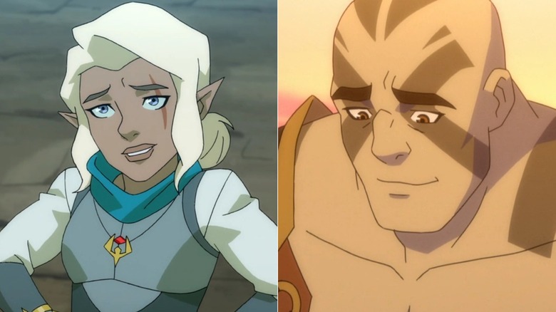 split image of Pike Trickfoot and Grog Strongjaw