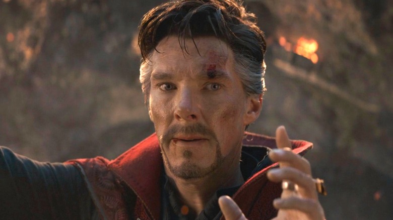 Doctor Strange looking terrified