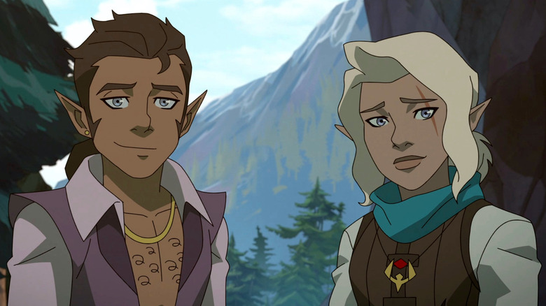 Scanlan and Pike smile together