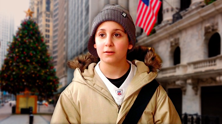 Michael standing in NYC