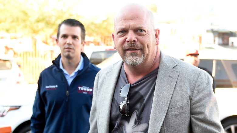 Rick Harrison and Trump Jr. 