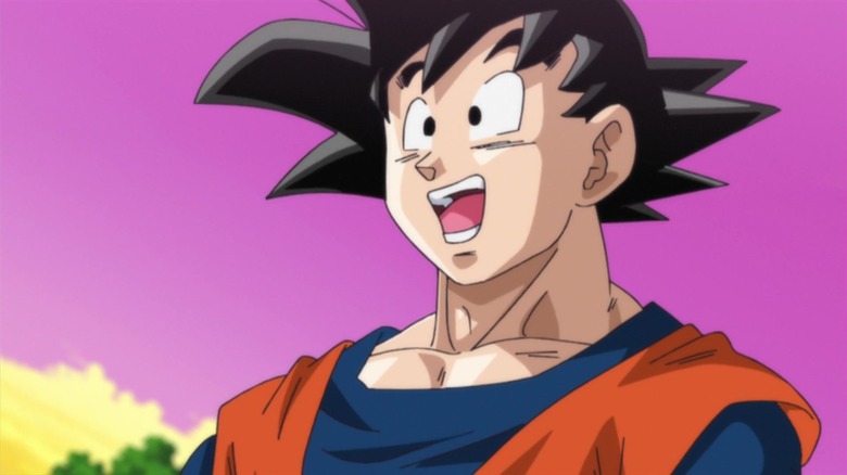 Goku smiling