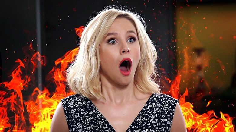 Eleanor acting surprised in Hell