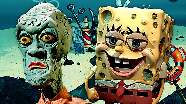 '50s Spongebob Squidward composite