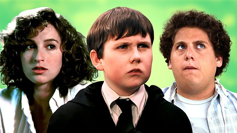 Jennifer Grey, Matthew Lewis, and Jonah Hill younger