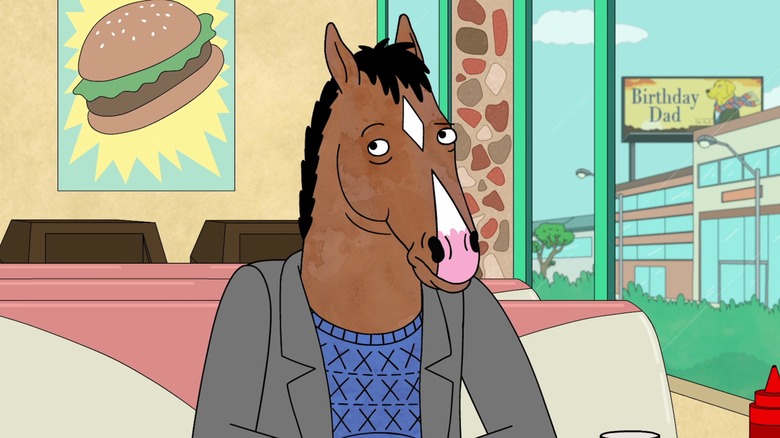 BoJack Horseman sitting restaurant 