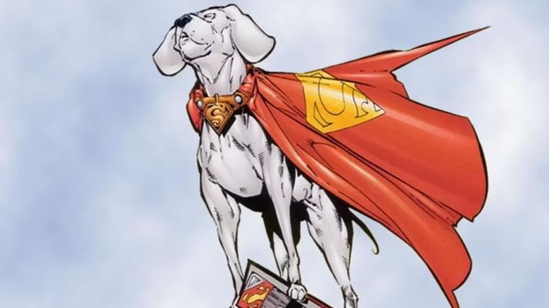 Krypto on a doghouse