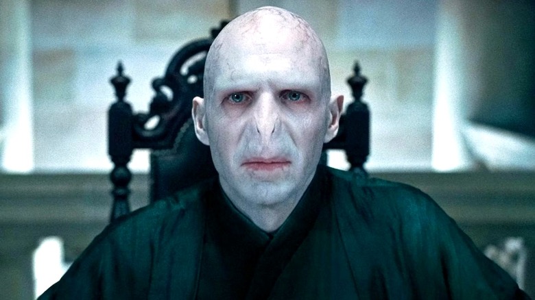 Voldemort sitting in chair