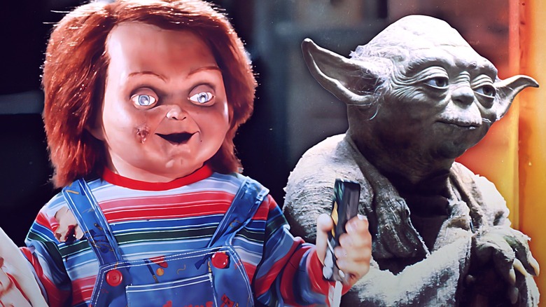 Chucky and Yoda together