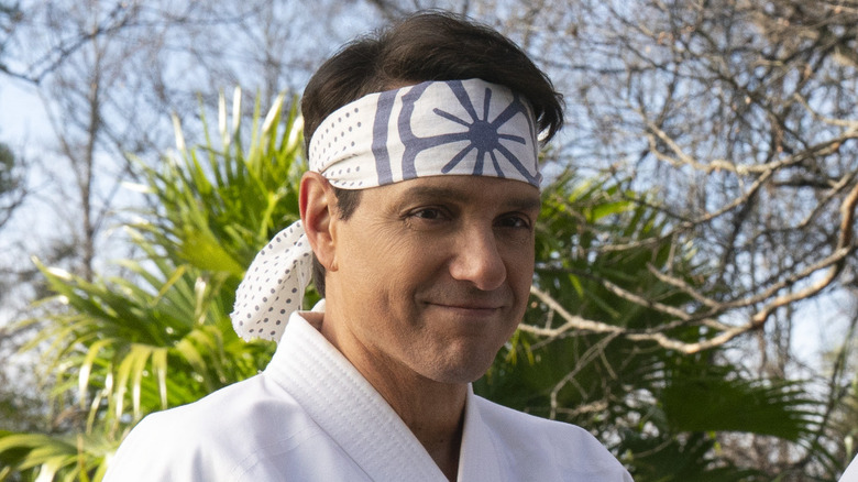 Daniel LaRusso smiling 