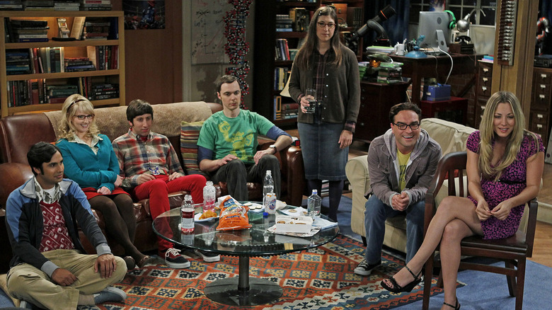 Big Bang Theory gang sitting down