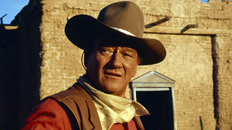 John Wayne in cowboy hat