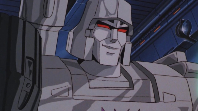 Megatron smiling in Transformers G1