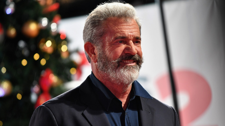 Mel Gibson smiling