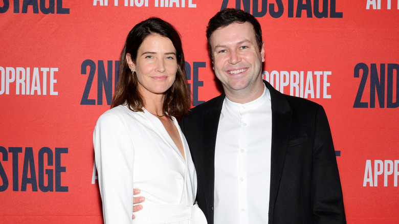 Cobie Smulders and Taran Killam smiling