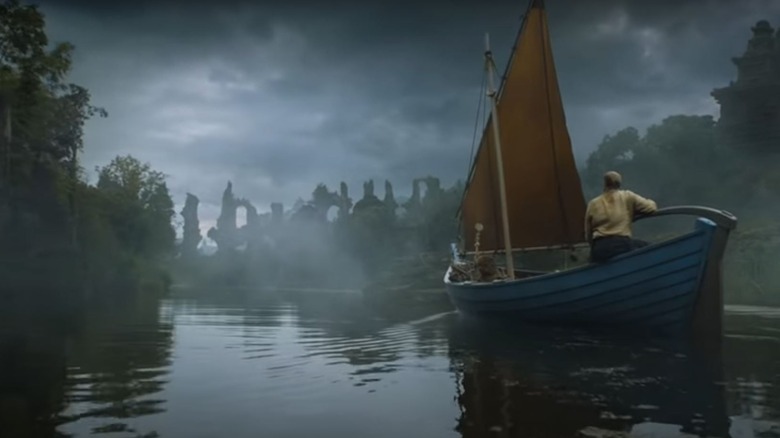 Jorah and Tyrion in boat