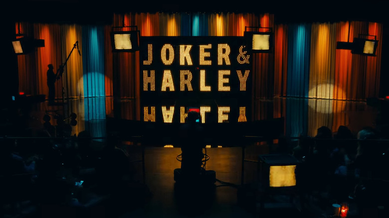 Joker and Harley TV set