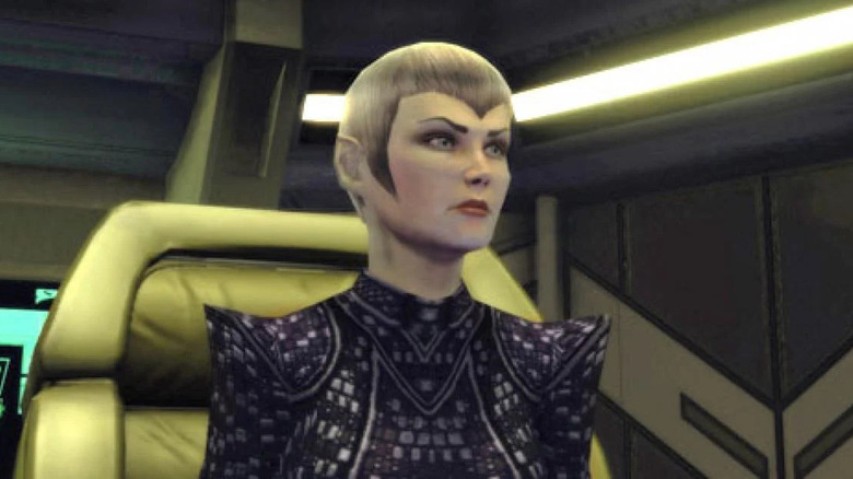 Romulan Empress Sela commands in Star Trek Online